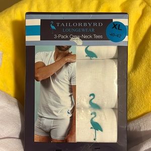 TAILOR BYRD LOUNGEWEAR 3 PACK CREW NECK TEES